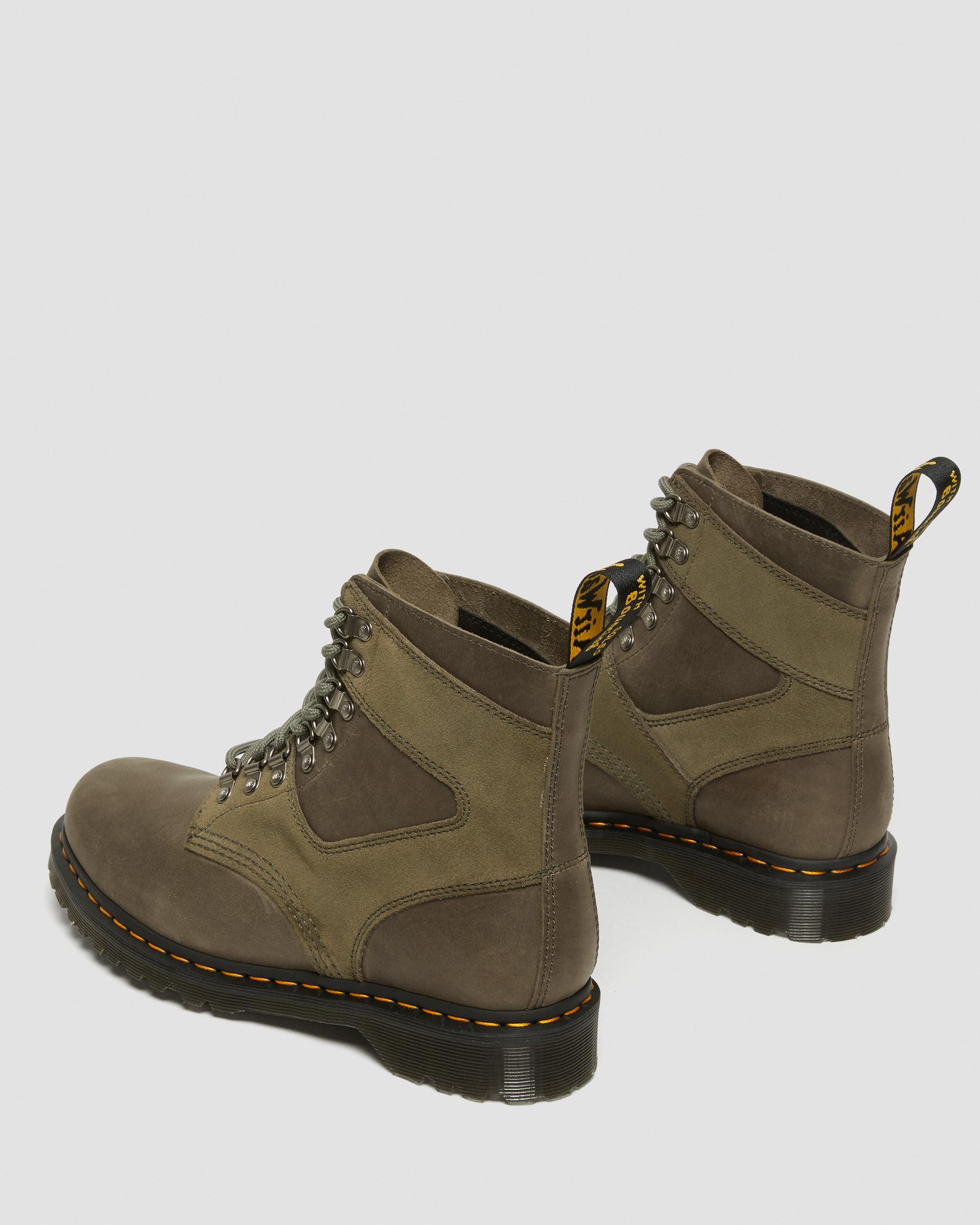 1460 Pascal Leather & Suede Lace Up Boots1460 Pascal Streeter Suede Lace Up -maiharit Dr. Martens