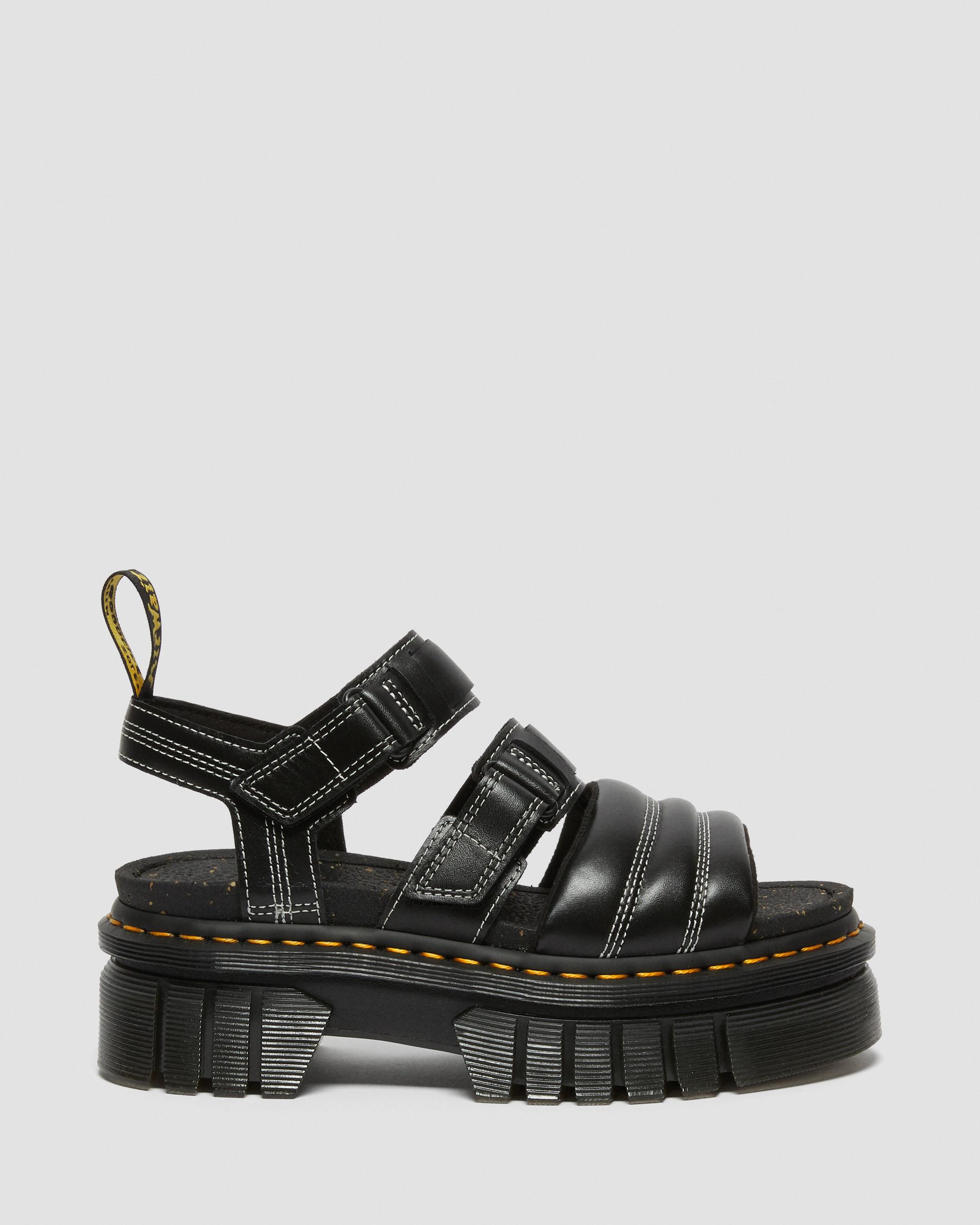 Ricki Leder Sandalen mit 3 Riemen