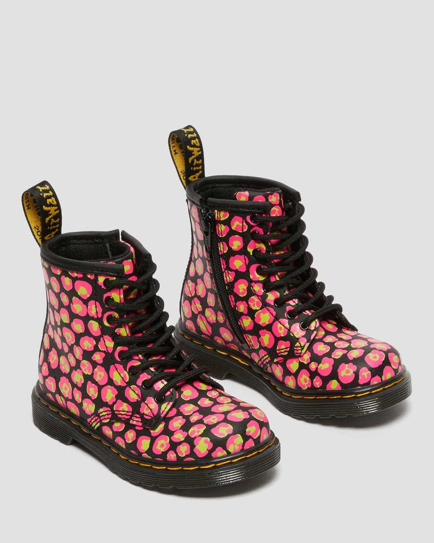 Toddler 1460 Leopard Hydro Leather Lace Up BootsToddler 1460 Leopard Hydro Leather Lace Up Boots Dr. Martens