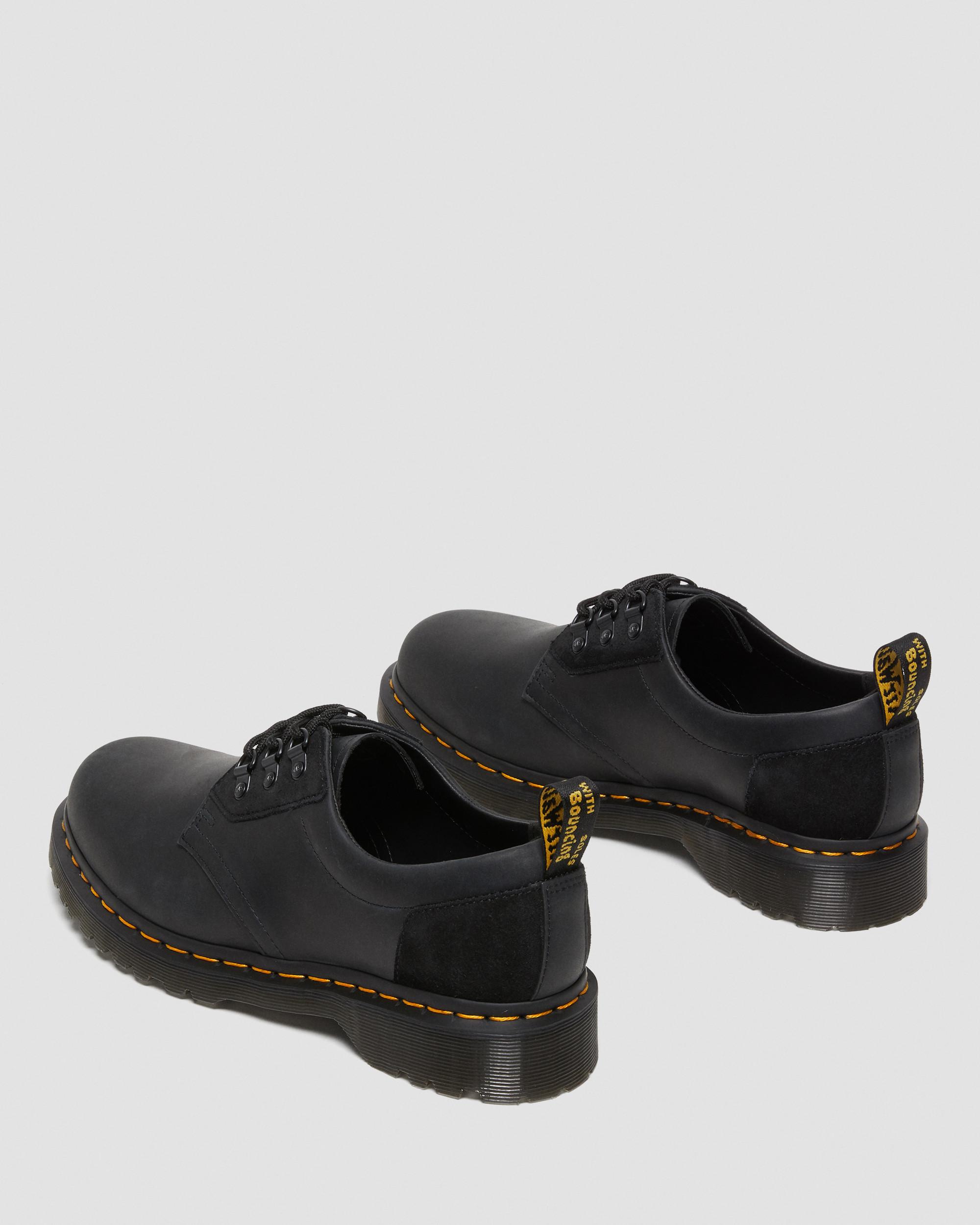 1461 Streeter Suede Shoes in Black | Dr. Martens