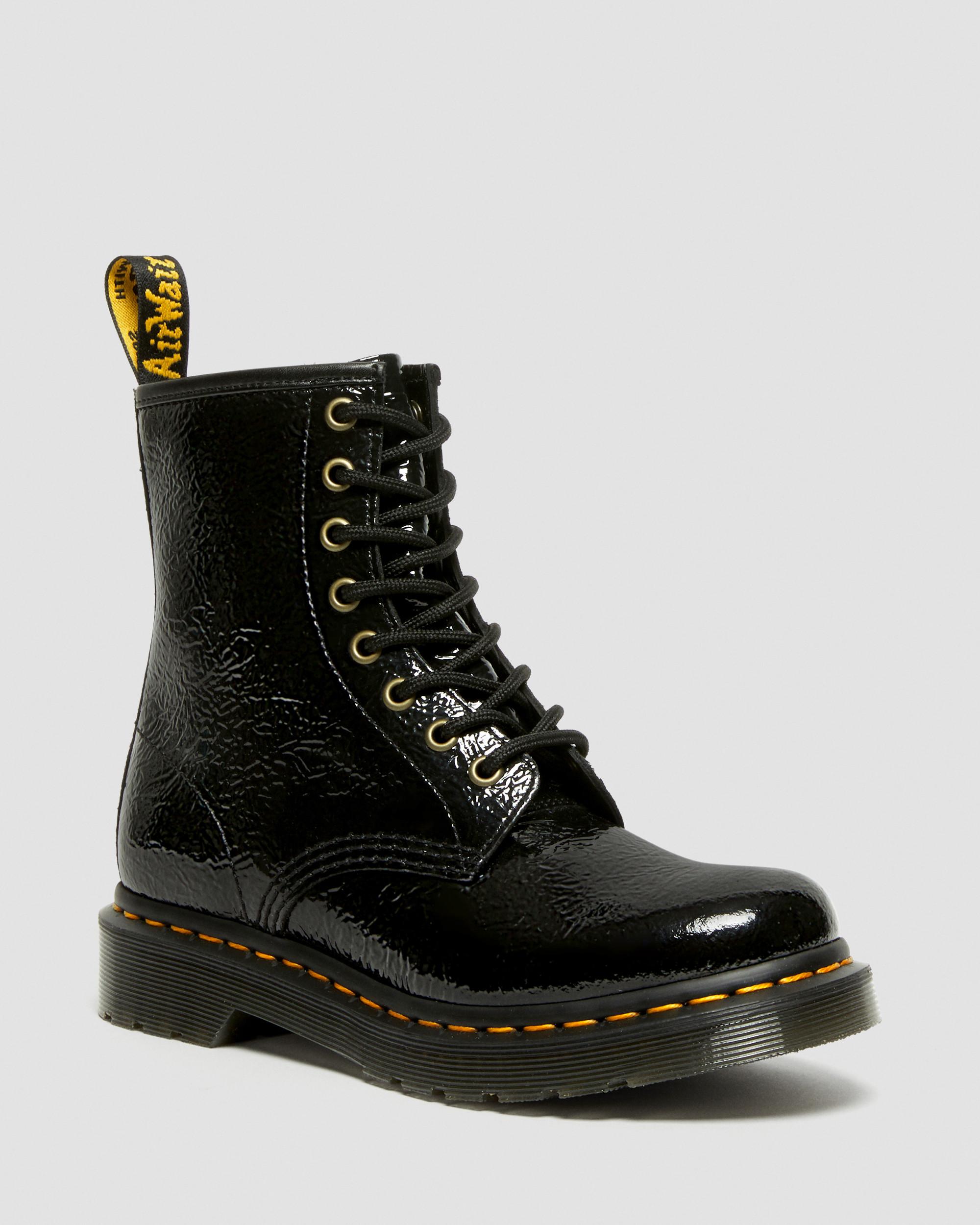 Perforatie overdrijving groef 1460 Women's Distressed Patent Leather Boots | Dr. Martens