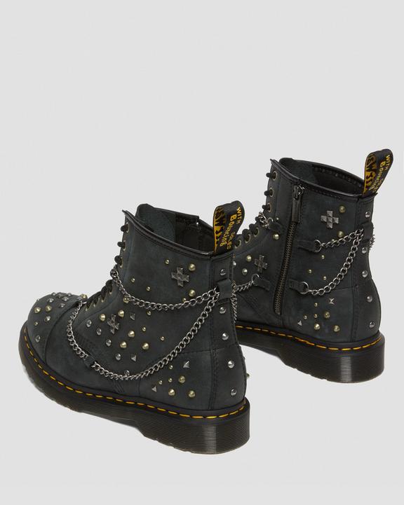 adoptar Descompostura Objeción 1460 Studded Chain Leather Lace Up Boots | Dr. Martens