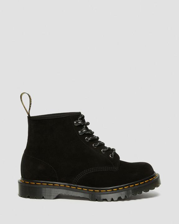 101 Made in England Ben Suede Ankle Boots in Black | Dr. Martens 101 Made in England Ben Suede Ankle Boots in Black | Dr. Martens