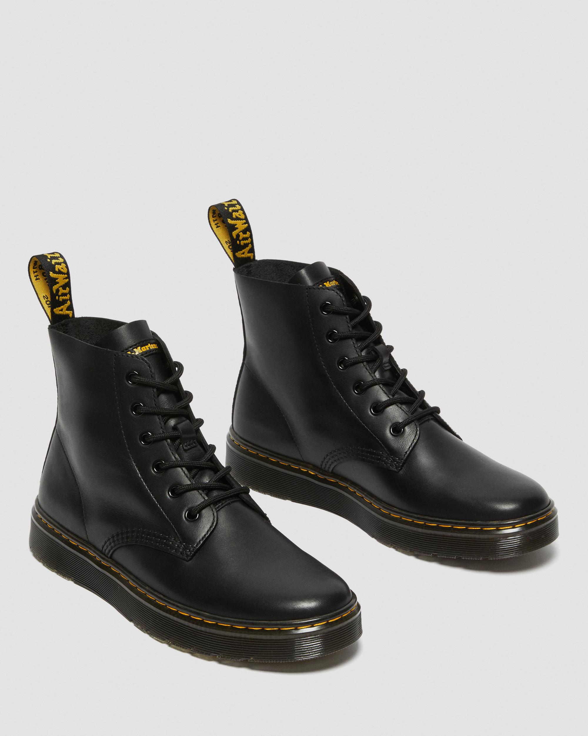 Thurston Lusso Leather Chukka Boots in Black