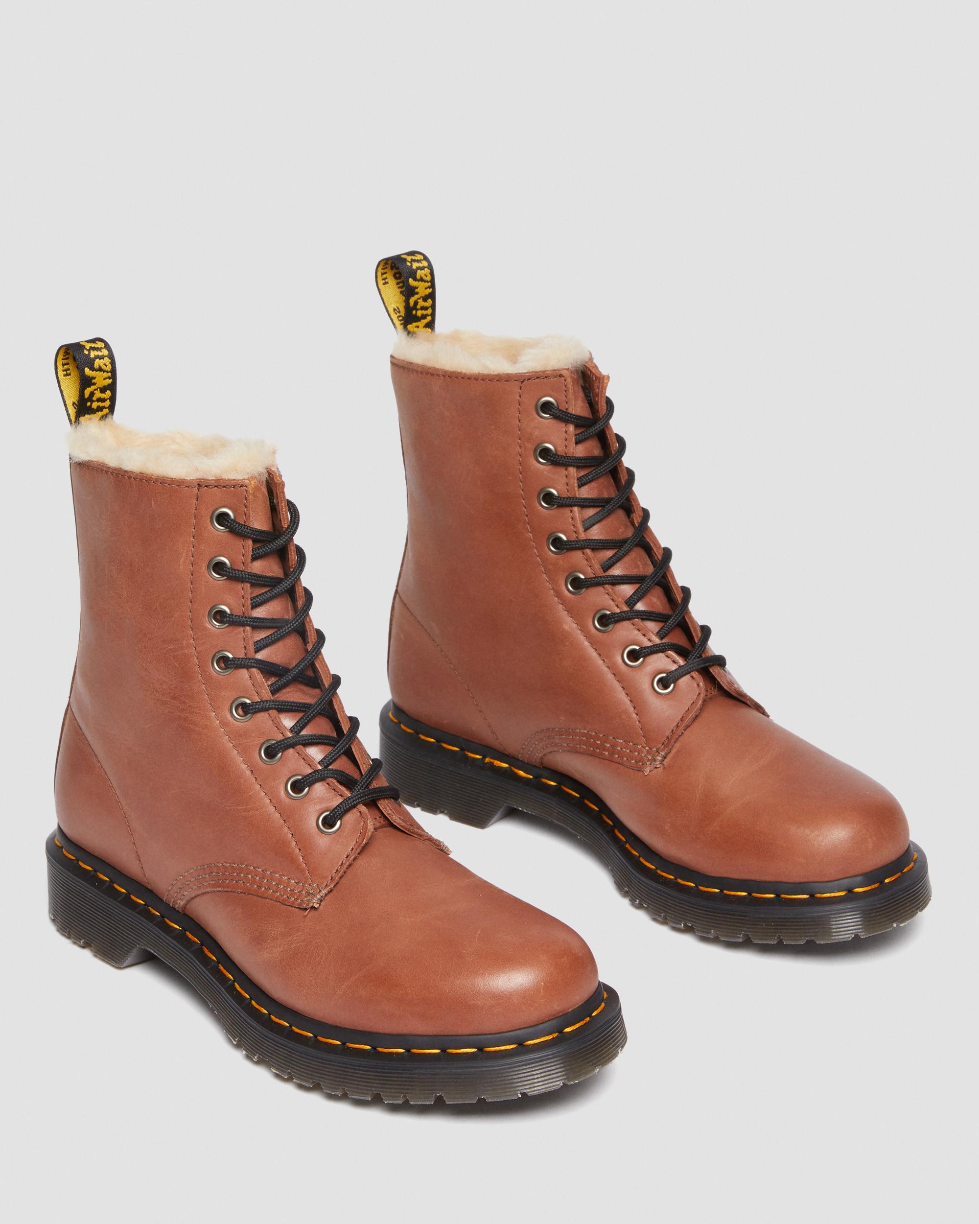 1460 Serena Faux Fur Lined Leather Lace Up Boots1460 Serena Faux Fur Lined Leather Lace Up Boots Dr. Martens
