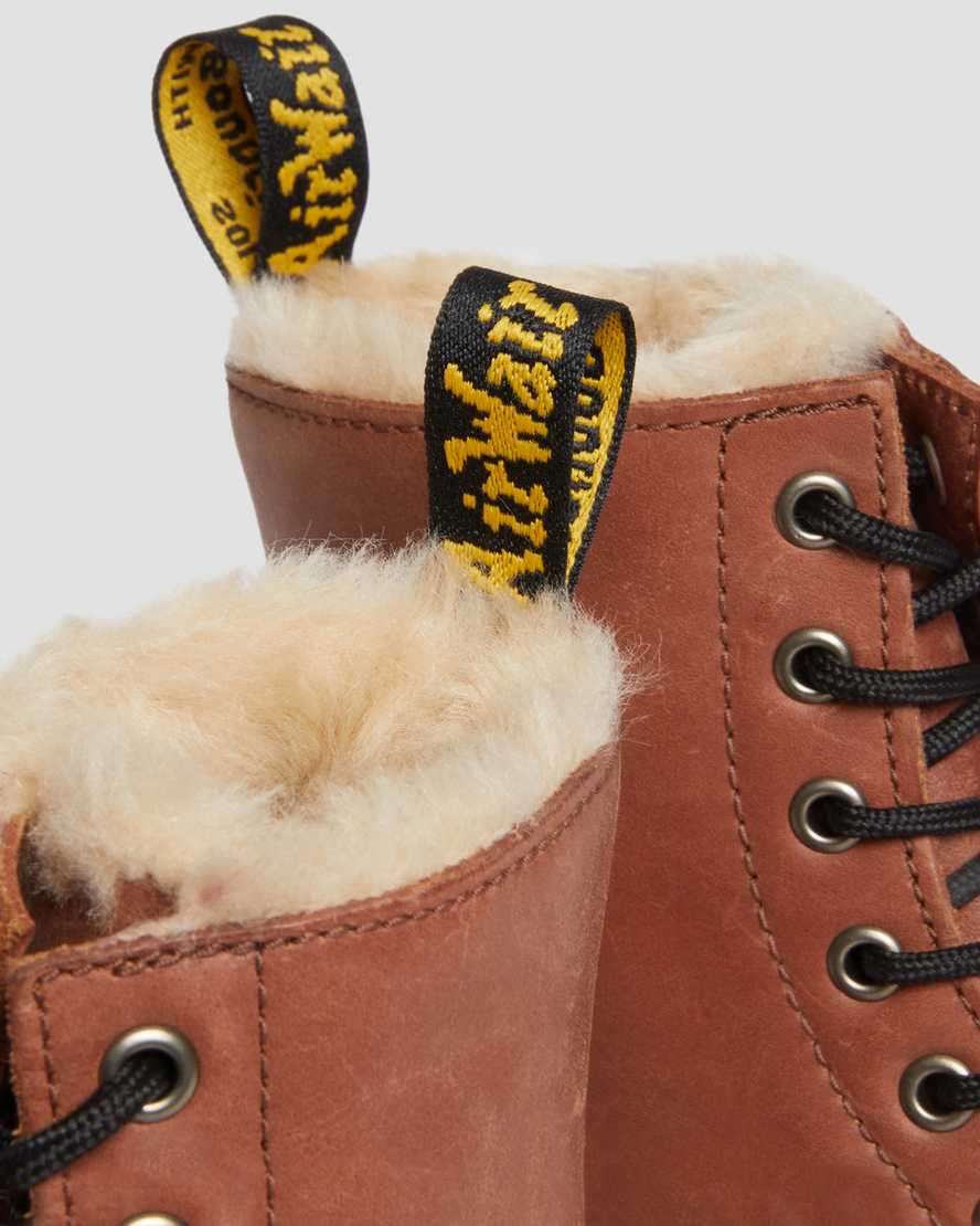 1460 Serena Women's Faux Fur-Lined Leather Boots1460 Serena Women's Faux Fur-Lined Leather Boots Dr. Martens
