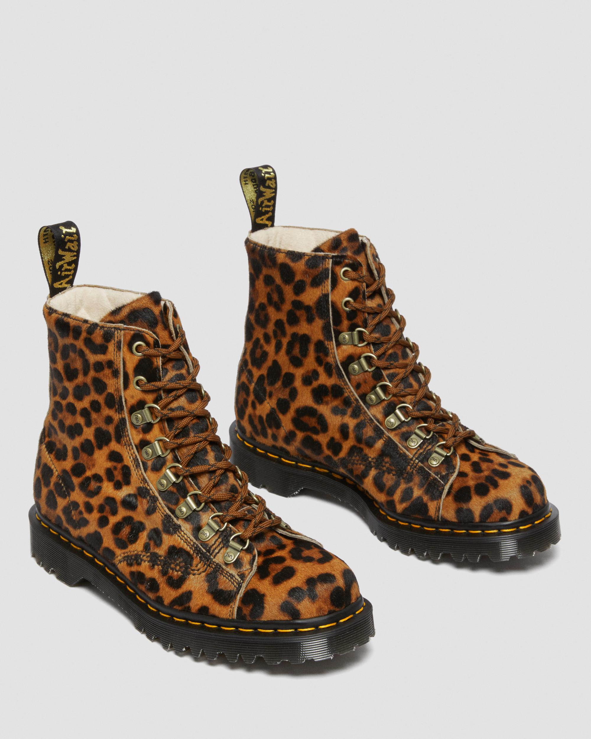 Barton Made in England Leopard Hair On Boots | Dr. Martens