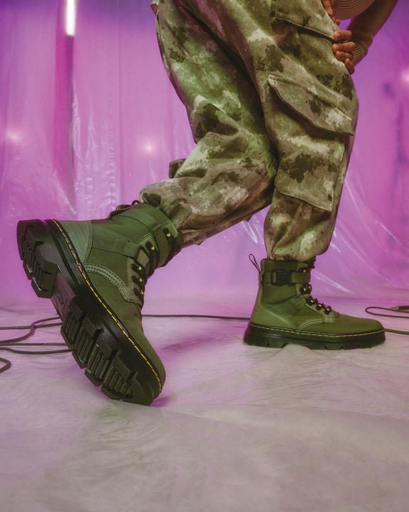 Combs Tech II Poly Casual Boots in Khaki Green | Dr. Martens Combs Tech II Poly Casual Boots in Khaki Green | Dr. Martens