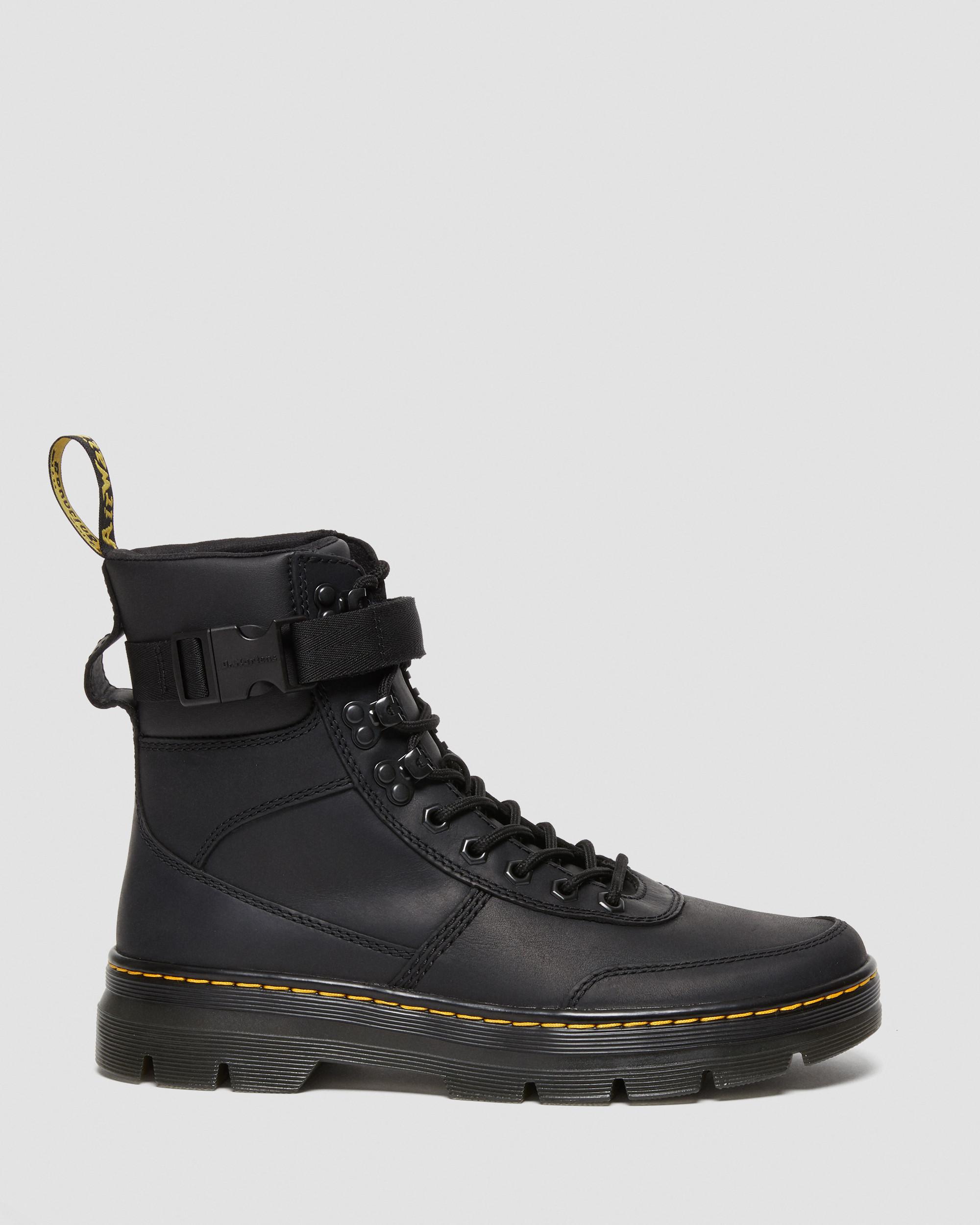 Combs Tech II Wyoming Leather Utility Boots in Black | Dr. Martens