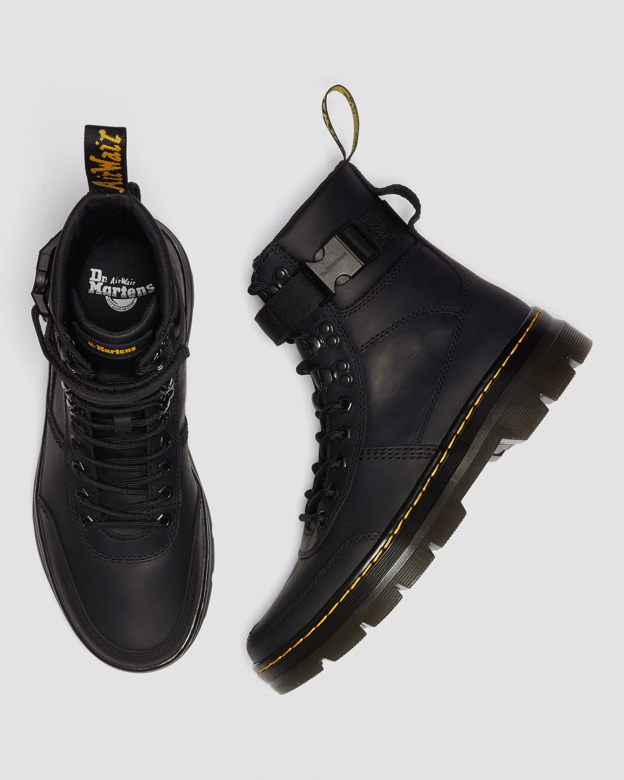 Combs Tech II Wyoming Leather Utility Boots In Black Dr Martens Combs Tech II Wyoming Leather Utility Boots In Black Dr Martens