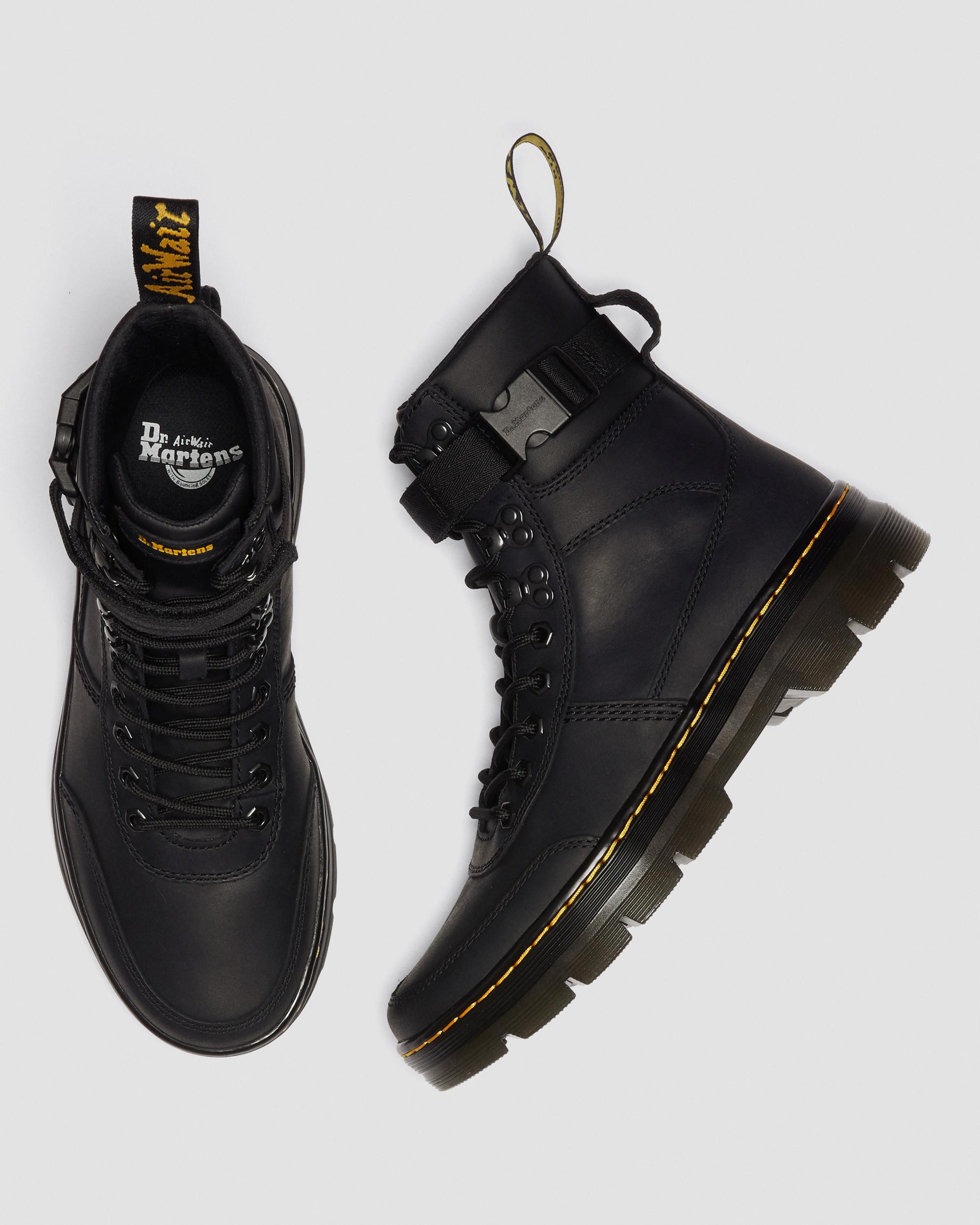 Combs Tech II Wyoming Leather Utility Boots in Black