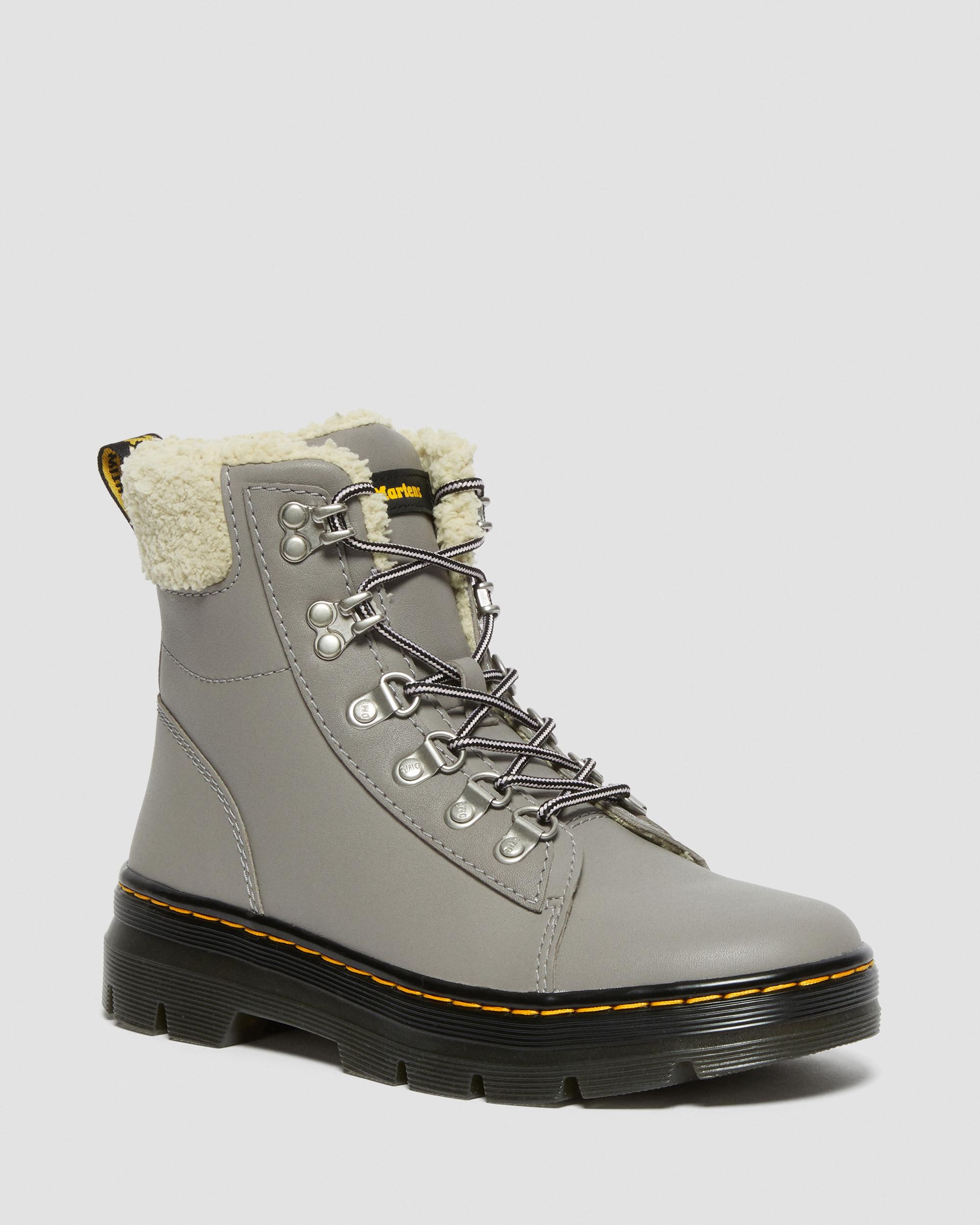 Grey Dr.martens Womens Combs W Nylon Boot, Boots