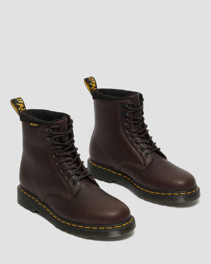 1460 Pascal Warmwair Valor Waterproof Brown Leather Ankle Boots1460 Pascal Warmwair Valor Wp Lederstiefeletten Dr. Martens