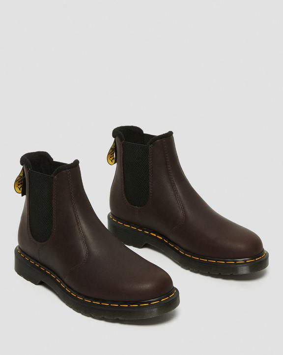 2976 Warmwair Dark Brown Valor Waterproof Leather Chelsea Boots2976 Warmwair Valor Wp -Nahkaiset Chelsea-Bootsit Dr. Martens