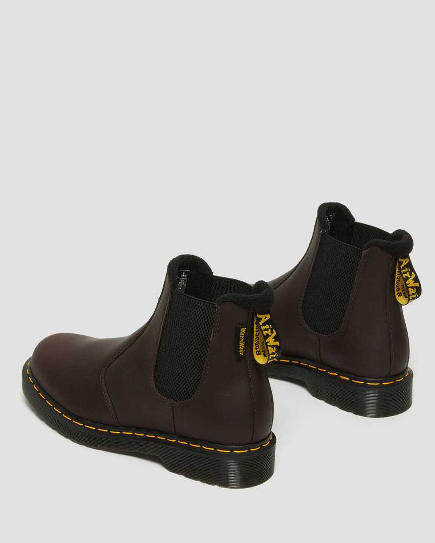 2976 Warmwair Dark Brown Valor Waterproof Leather Chelsea Boots2976 Warmwair Valor WP Chelsea-Stiefel aus Leder  Dr. Martens