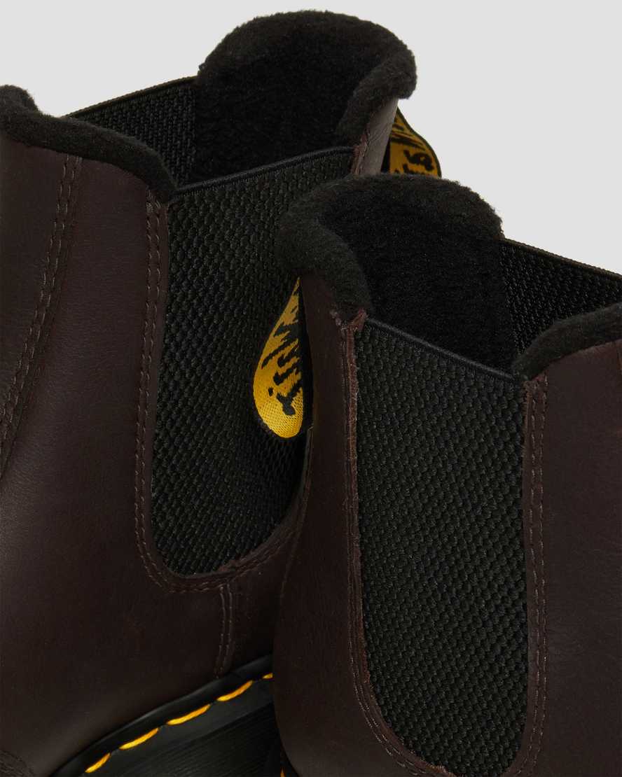 2976 Warmwair Dark Brown Valor Waterproof Leather Chelsea Boots2976 Warmwair Valor Wp Leather Chelsea Boots Dr. Martens