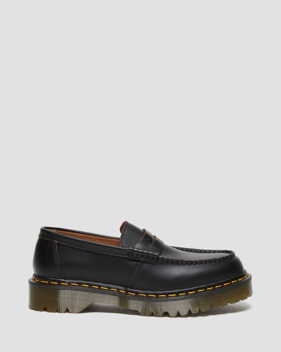 Penton Bex Made in England Quilon Leather Loafers in Black Penton Bex Made in England Quilon Leather Loafers in Black