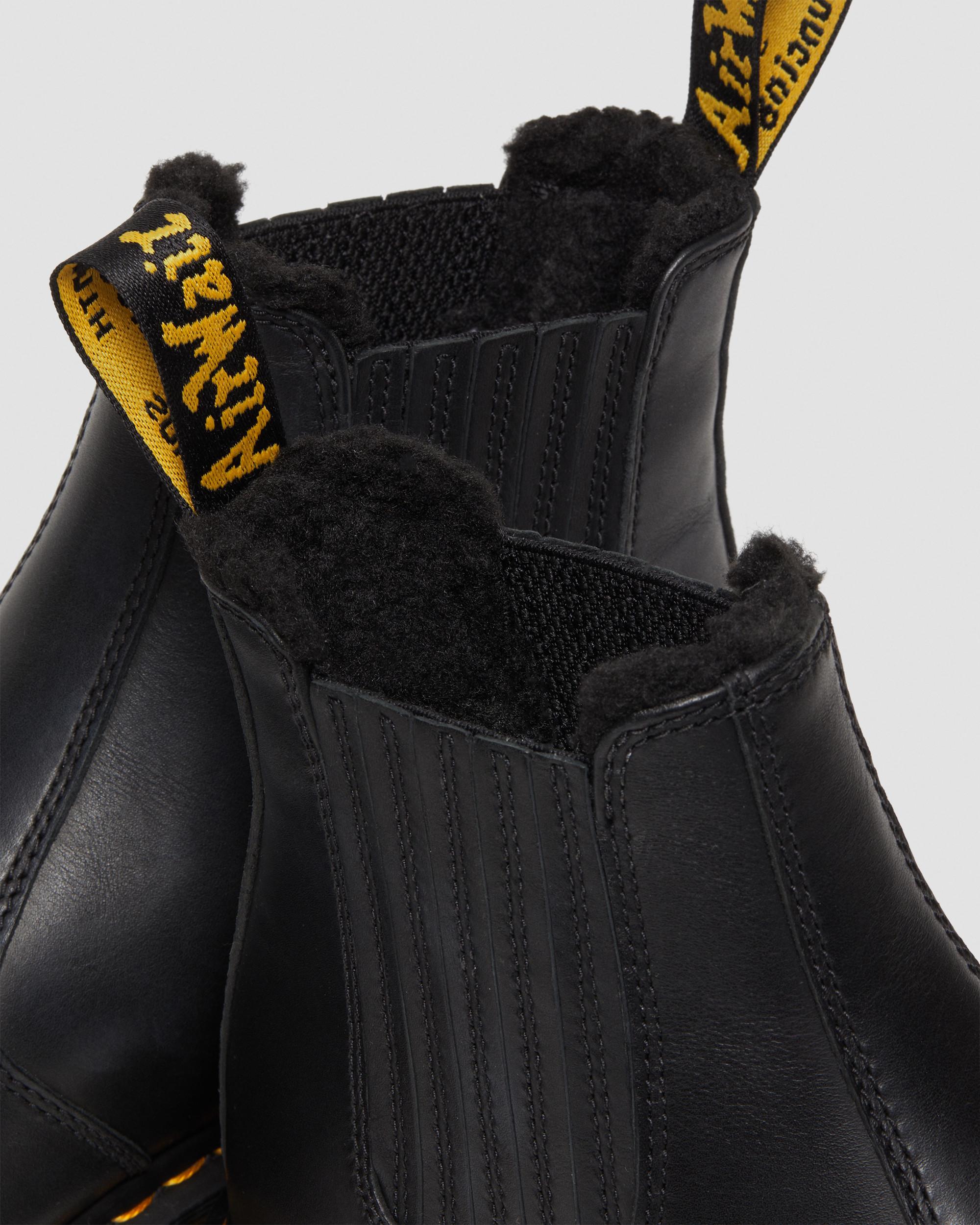 2976 DM's Wintergrip Leather Chelsea Boots in Black | Dr. Martens