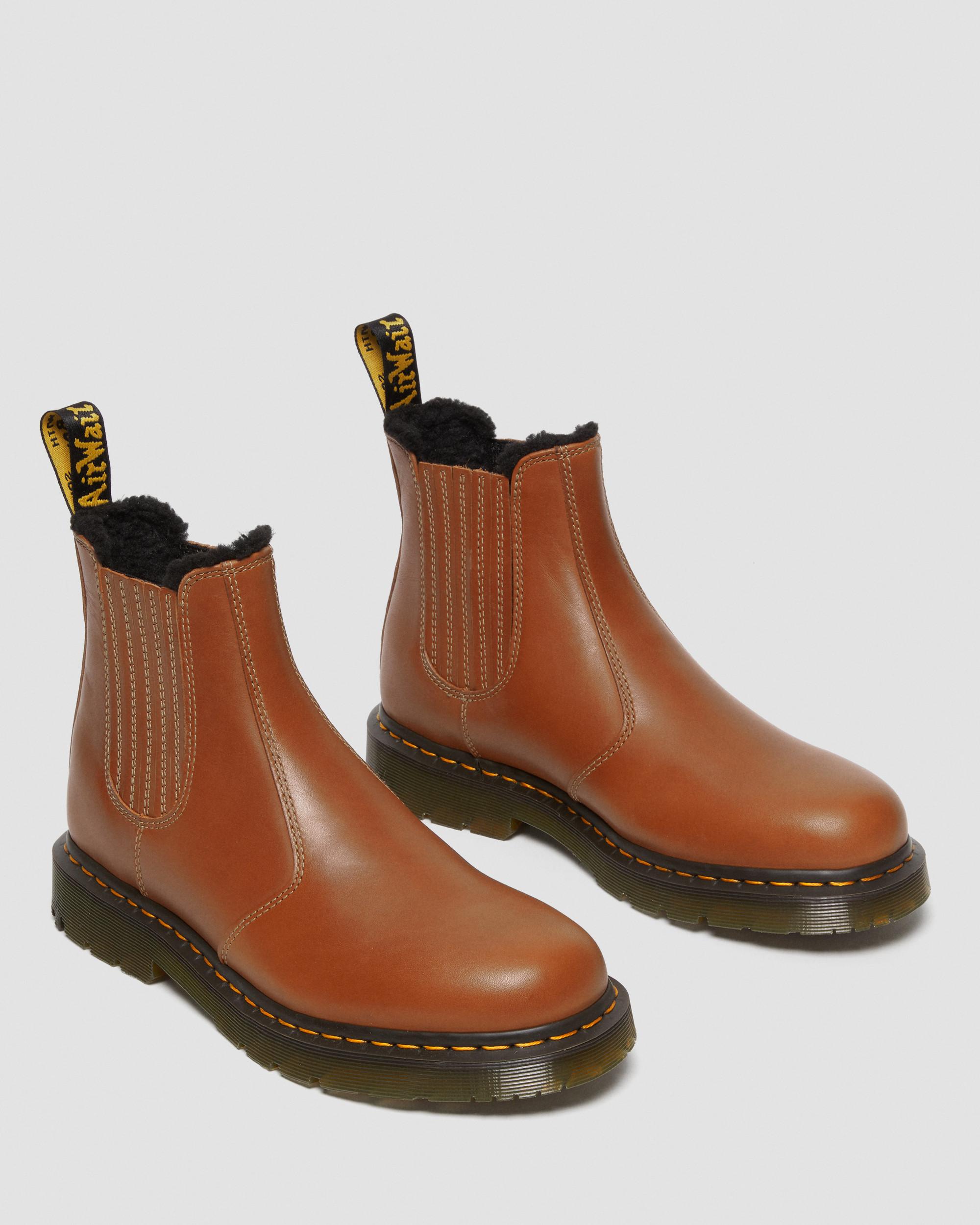 2976 DM's Wintergrip Leather Chelsea Boots, Tan | Dr. Martens