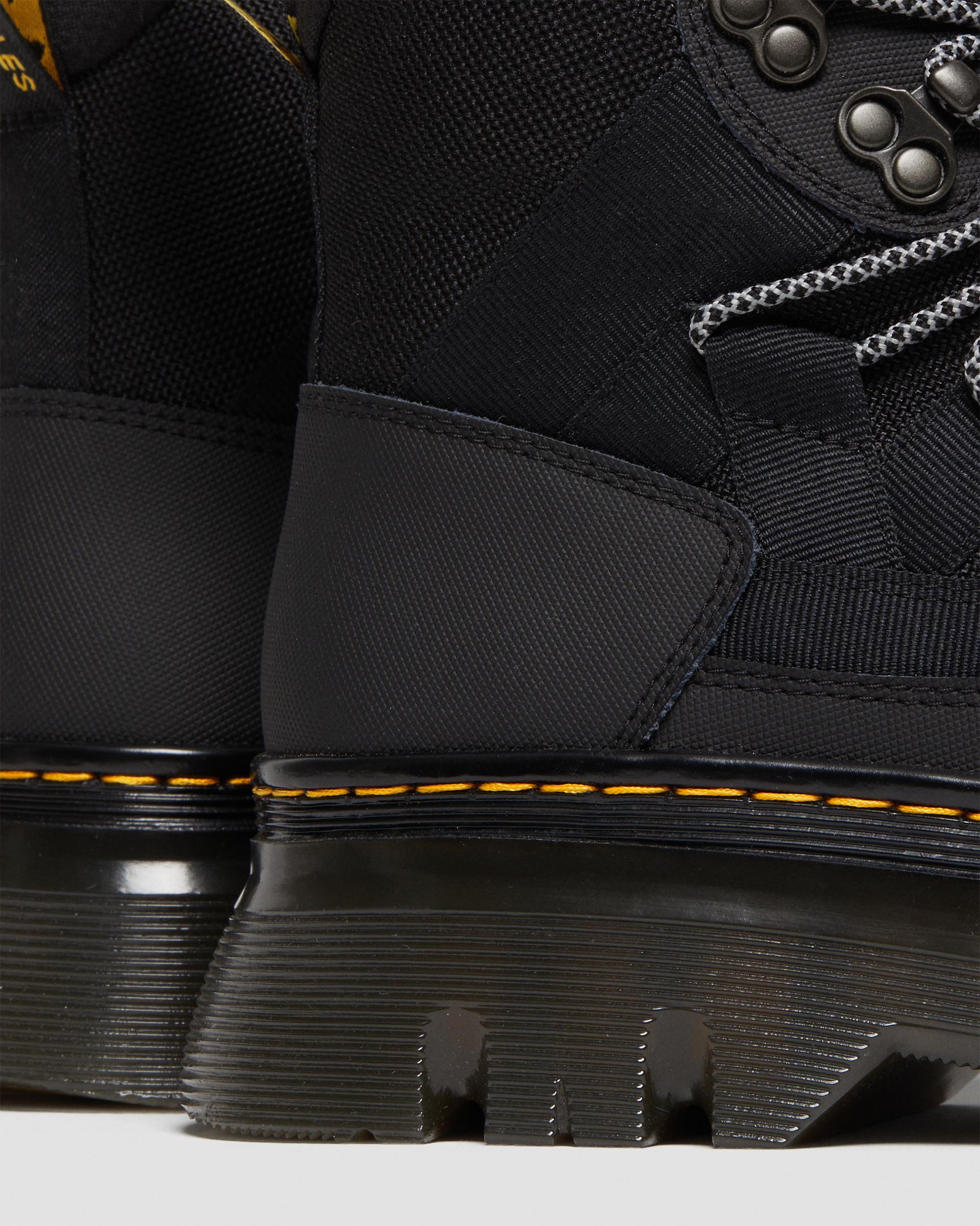 Boury Extra Tough Leather Utility Boots in Black
