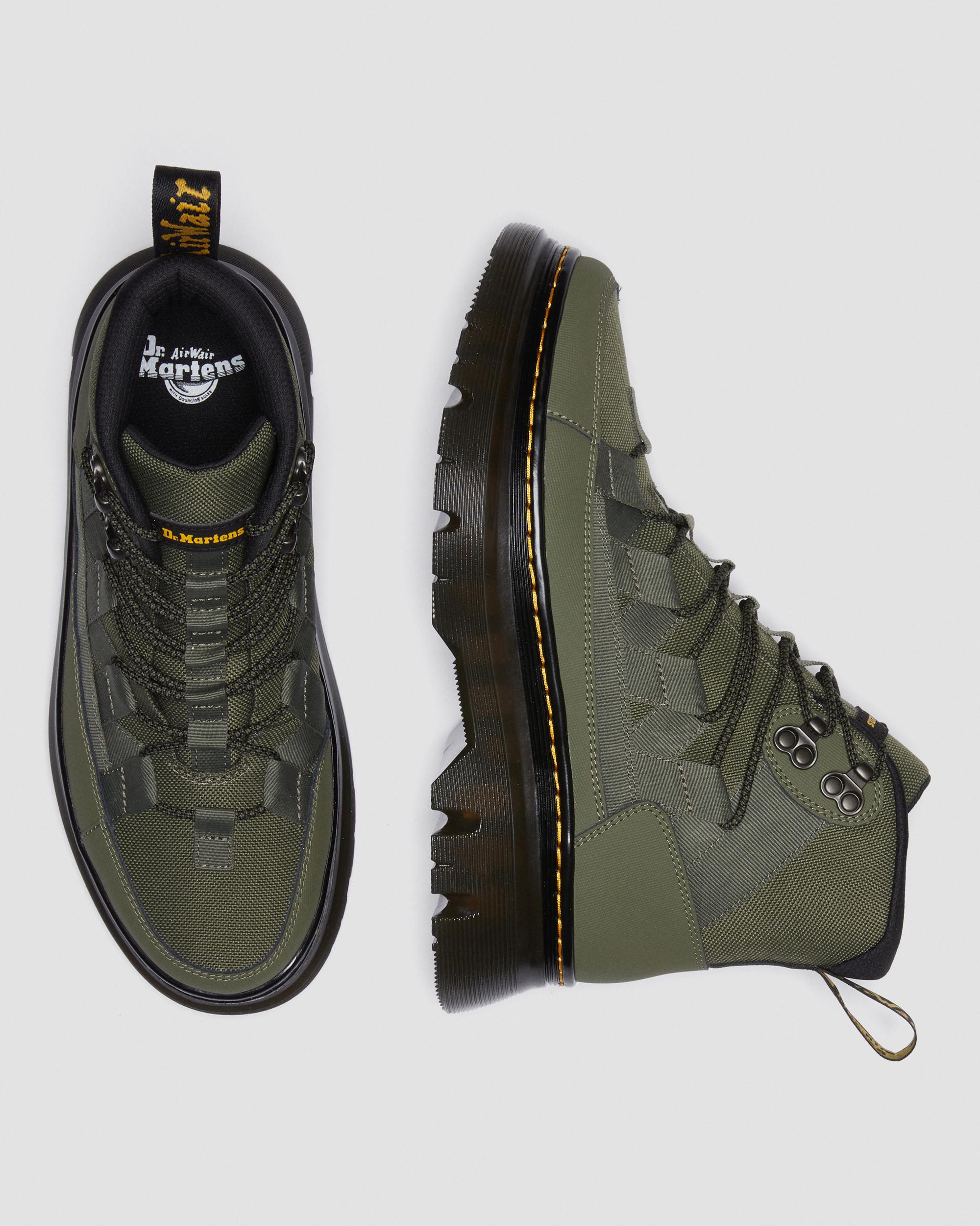 Boury Leather Casual Boots in KHAKI GREEN | Dr. Martens™