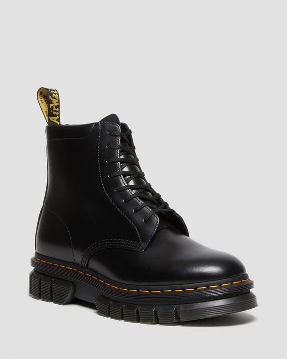 Rikard Smooth Leather Platform Lace Up Boots | Dr. Martens