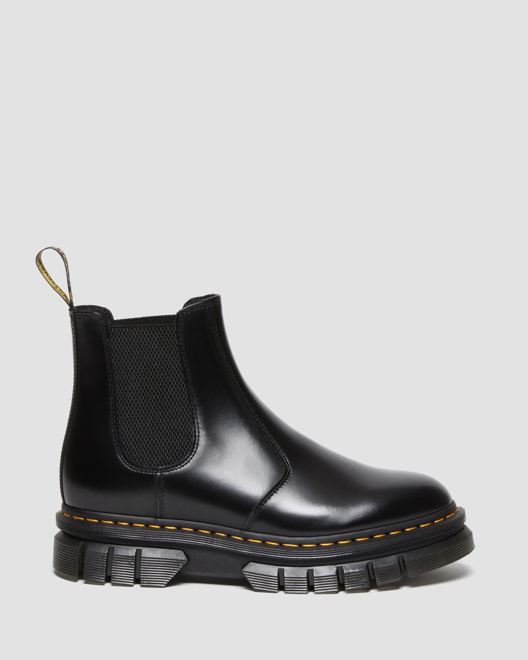 Rikard Polished Smooth Leather Chelsea Boots | Dr. Martens ReWair