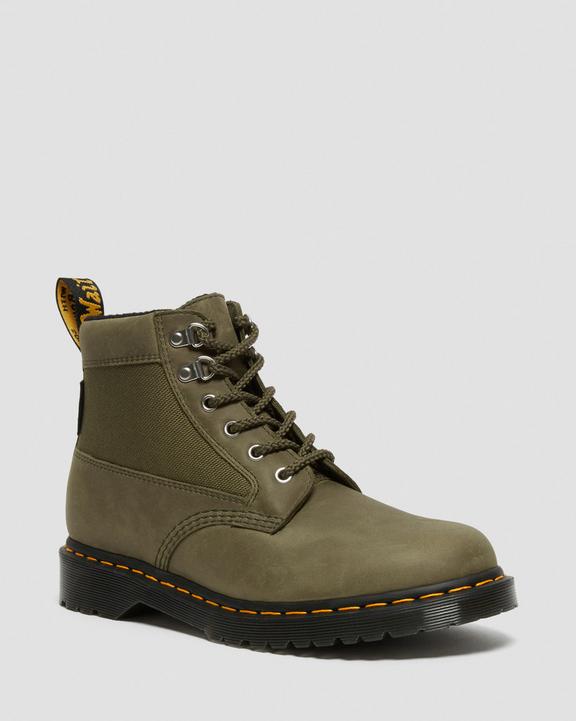 101 Streeter Ankle Boots in Olive | Dr. Martens