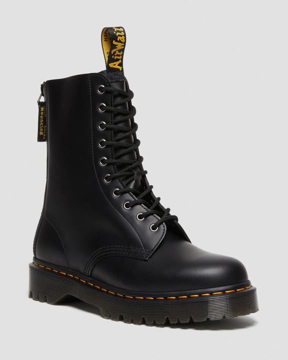 1490 Hi Bex Zip Leather Boots in Black | Dr. Martens 1490 Hi Bex Zip Leather Boots in Black | Dr. Martens