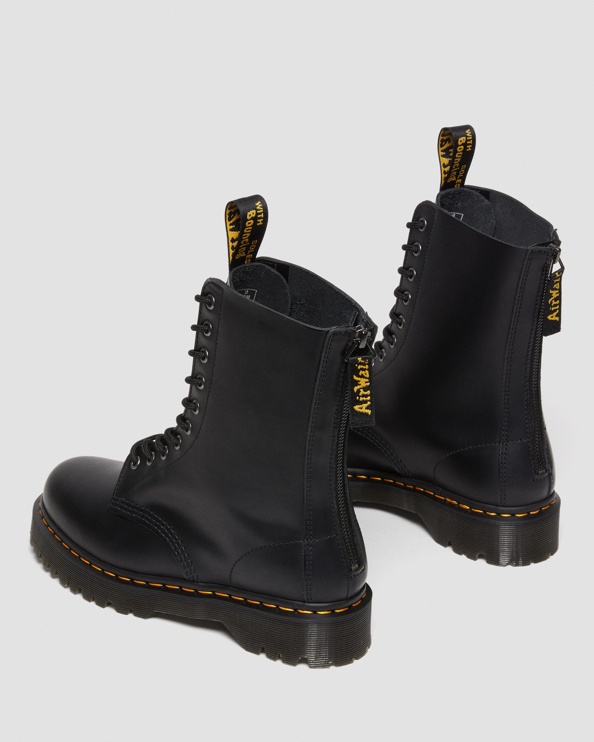 【Dr.Martens】1490 1490 Hi Bex Zip Leather Boots in BLACK | Dr. Martens™