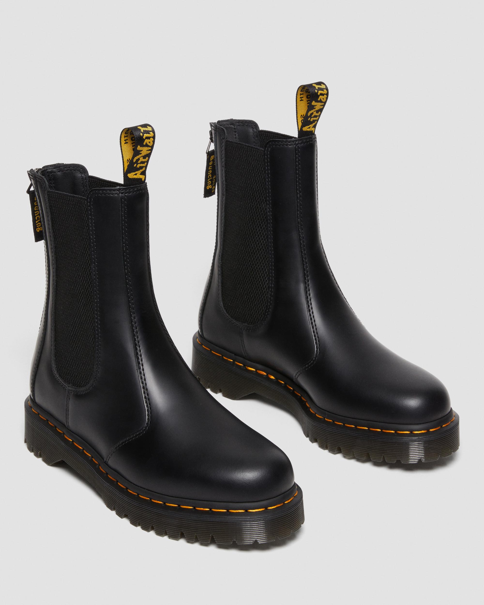 Dr.Martens 2976 HI BEX W/ZIP チェルシー ブーツ 2976 Hi Bex Zip Boots in Black | Dr. Martens