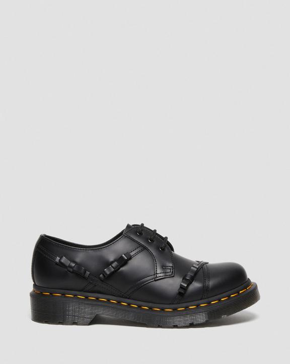 1461 Women's Bow Smooth Leather Oxford Shoes, Black | Dr. Martens