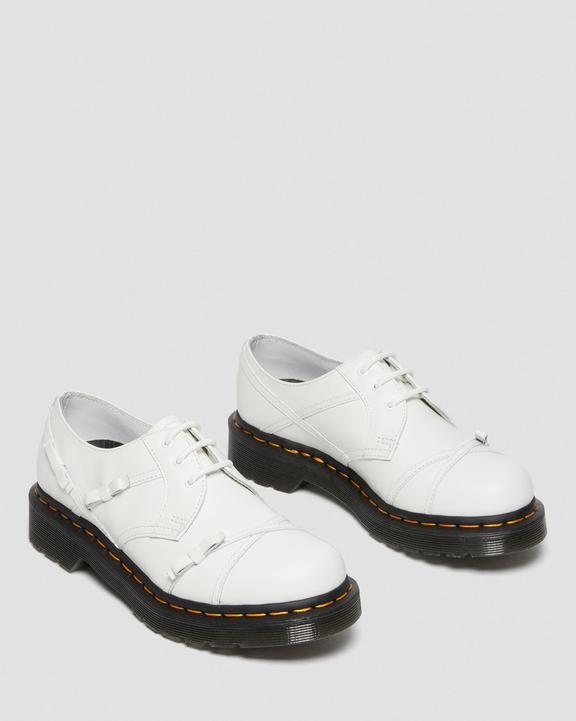 Dr. Martens Women's SZ.9 1461 Bow Smooth Leather White Oxford