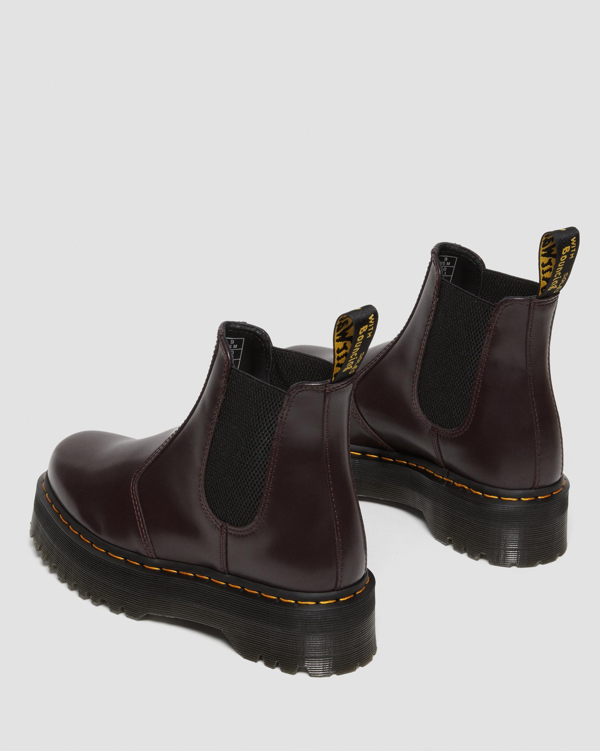 Botas Chelsea con plataforma 2976 Quad de piel Smooth