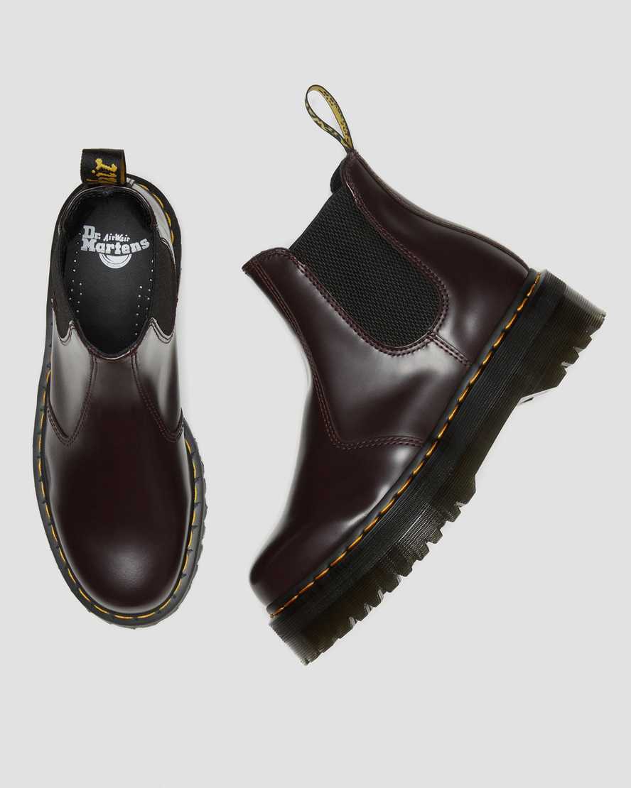 2976 Smooth Leather Platform Chelsea Boots2976 Polished Smooth Platform Chelsea Boots Dr. Martens