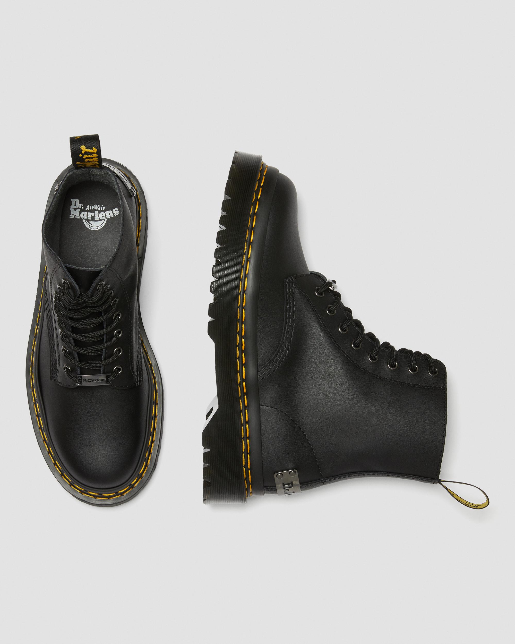 1460 Bex Double Stitch Leather Boots in BLACK | Dr. Martens™