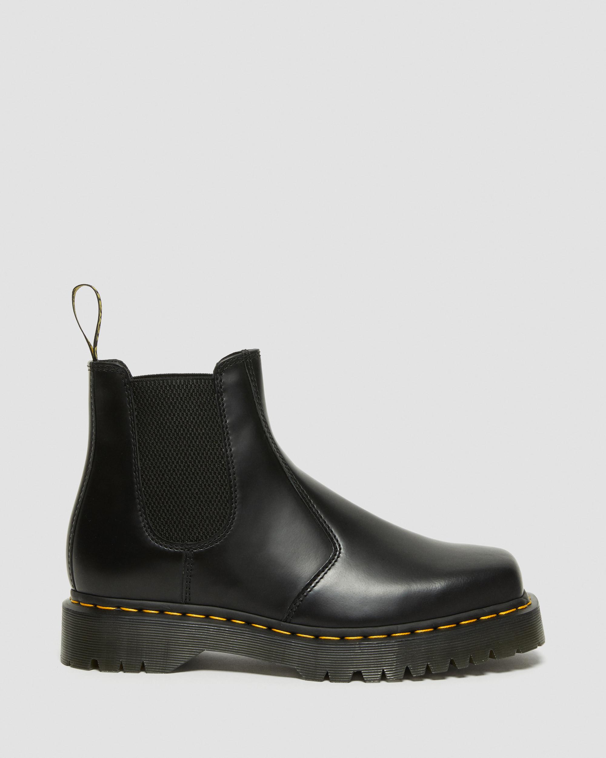 2976 Bex Squared Toe Leather Chelsea Boots in Black | Dr. Martens