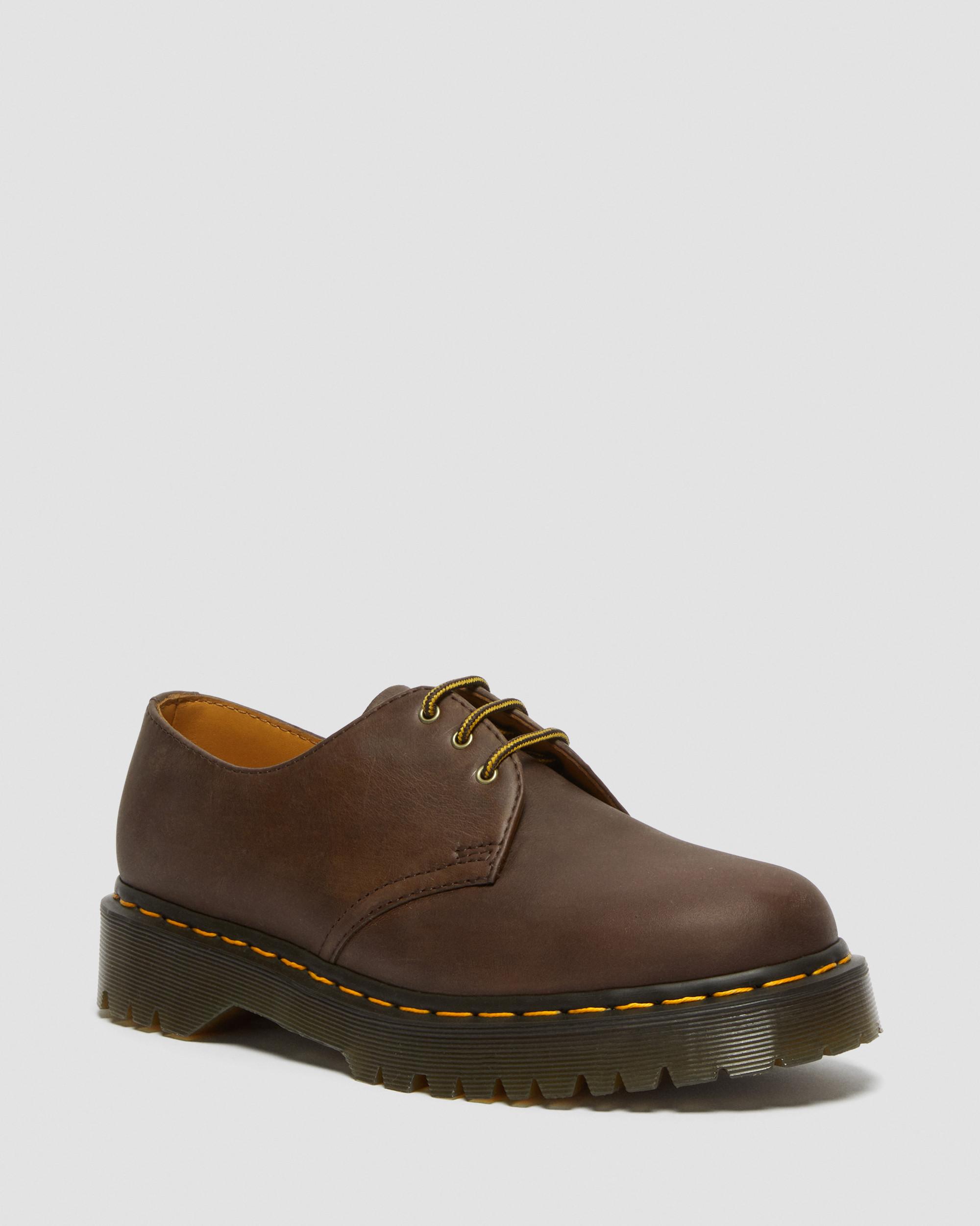 DR MARTENS 1461 Bex Crazy Horse Leather Oxford Shoes