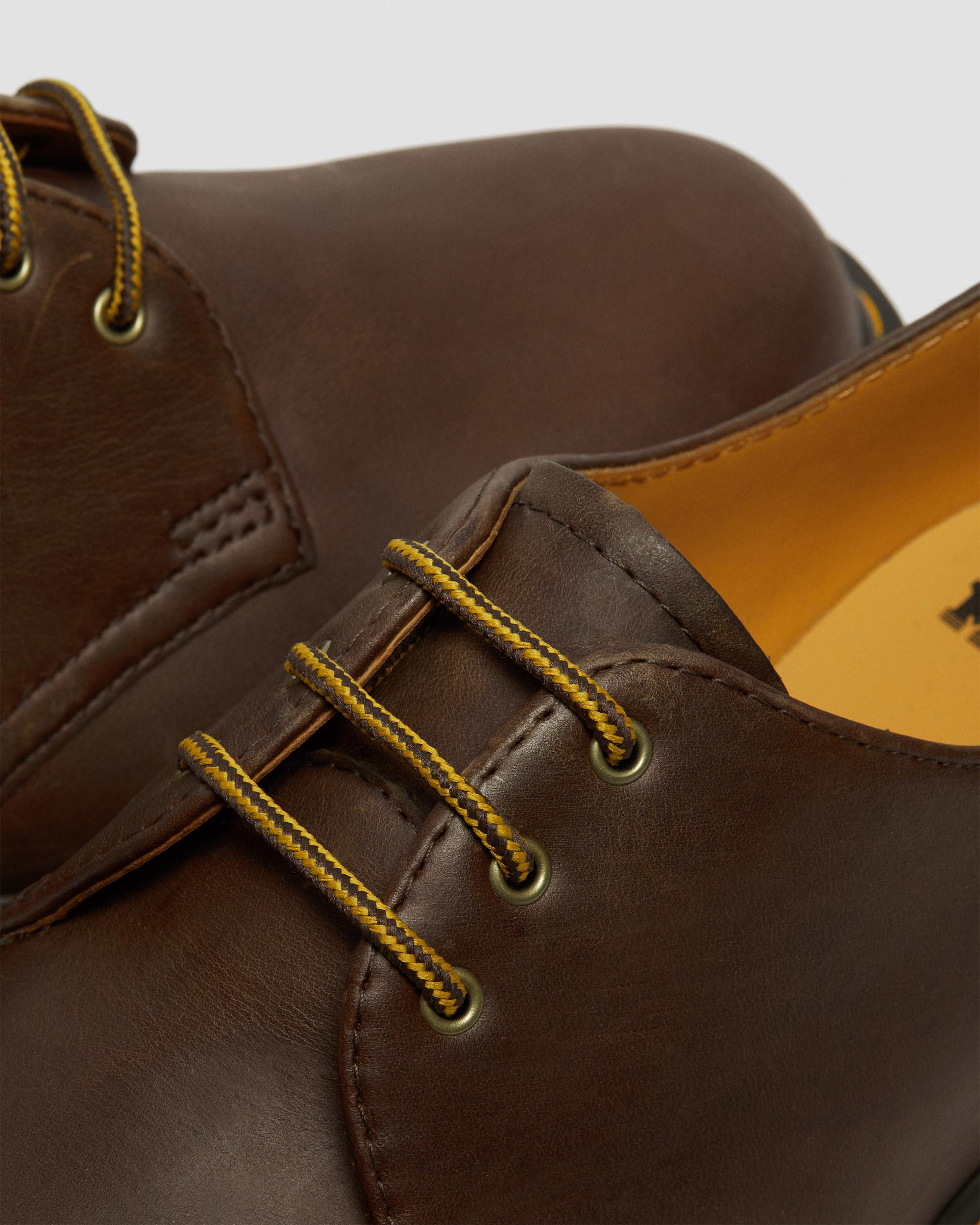 Dr.Martens 1461 Crazy Horse Bex 3ホールUk 3 1461 Bex Crazy Horse Leather Oxford Shoes in Dark Brown | Dr