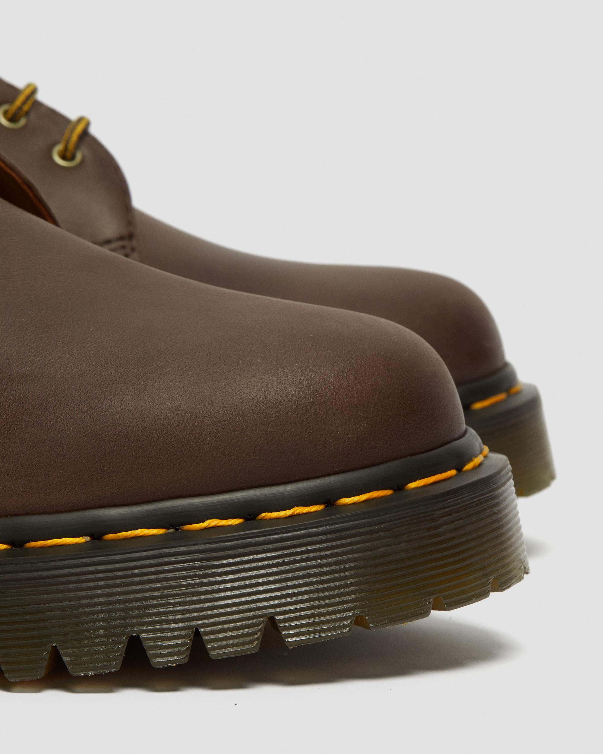 Dr.Martens 1461 Crazy Horse Bex 3ホールUk 3 1461 Bex Crazy Horse 3 Eyelet Platform Shoe — Downes
