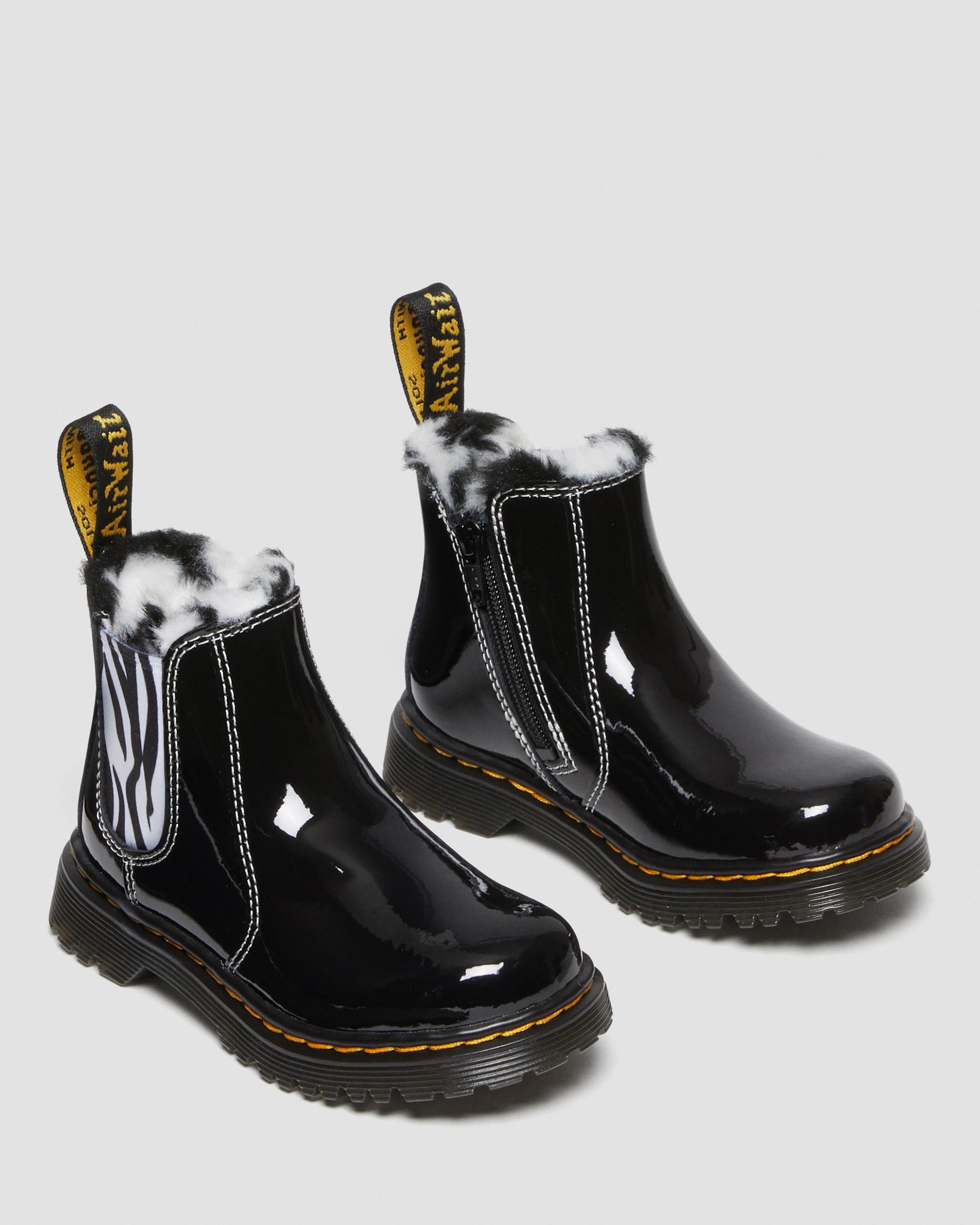 Toddler 2976 Leonore Patent Leather Chelsea BootsToddler 2976 Leonore Patent Leather Chelsea Boots Dr. Martens