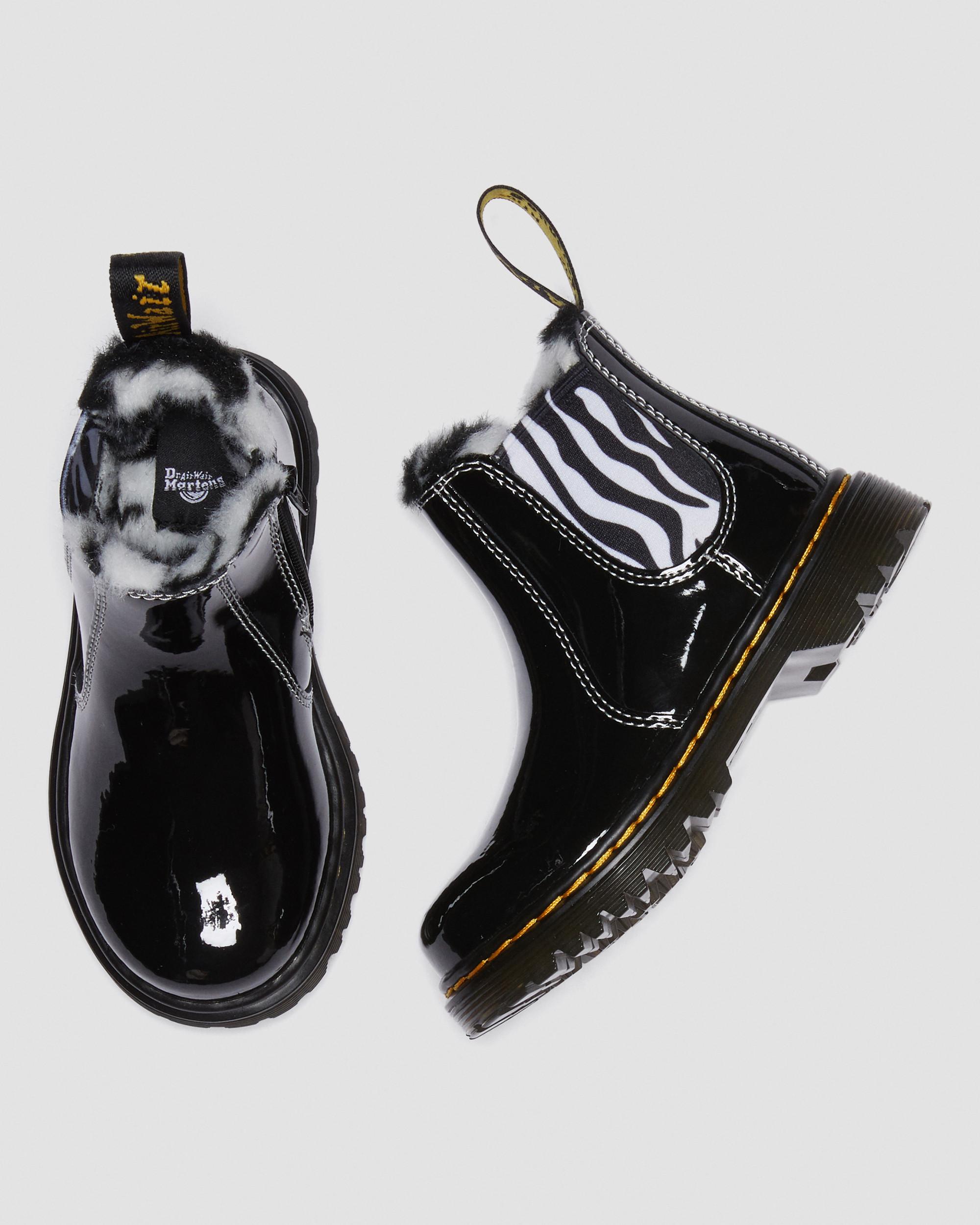 Toddler 2976 Leonore Patent Leather Chelsea BootsToddler 2976 Leonore Patent Leather Chelsea Boots Dr. Martens