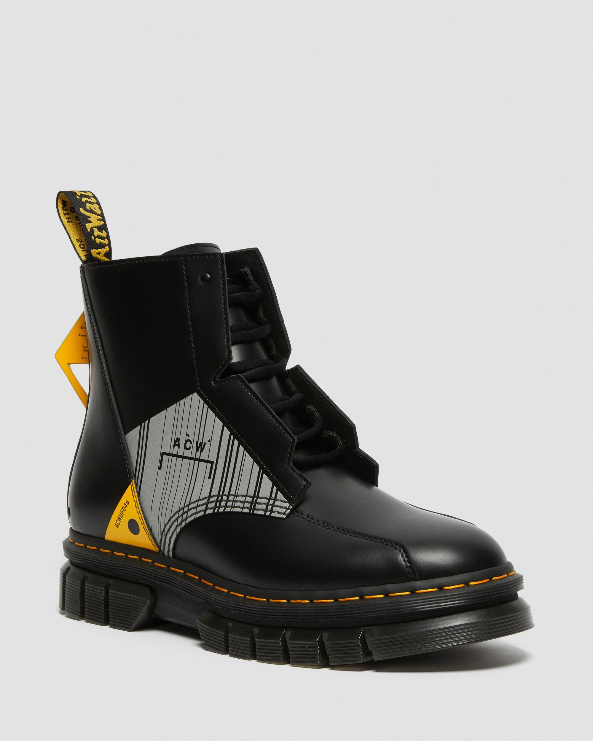 Rikard A-Cold-Wall* Leather Platform Boots | Dr. Martens