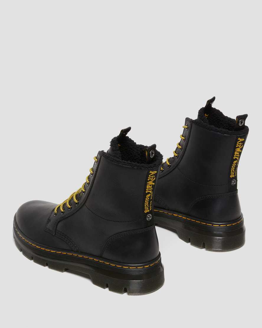 Combs Faux Fur Lined Fold Down Leather Casual BootsCombs Faux Fur Lined Fold Down Leather Casual Boots Dr. Martens