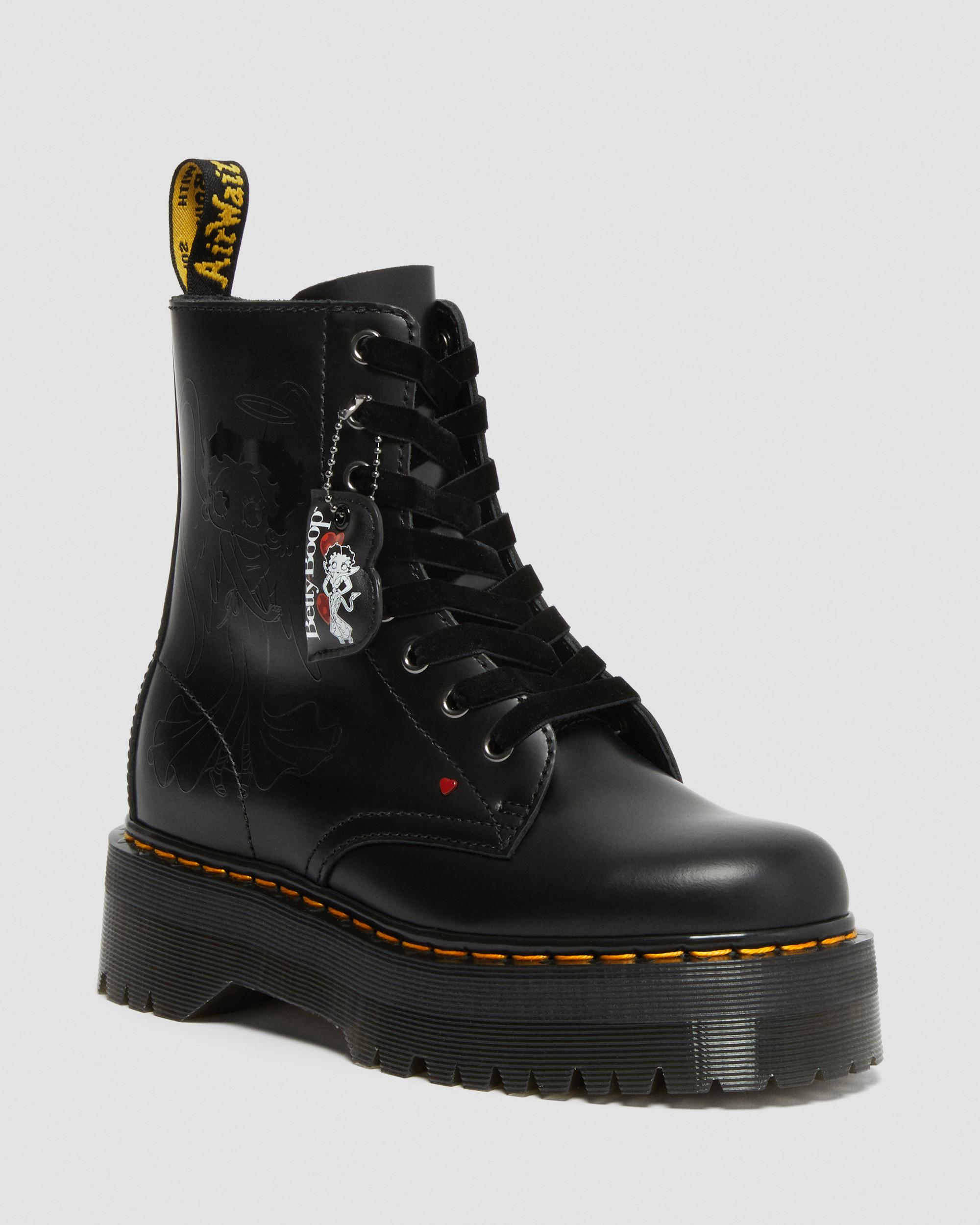 Jadon Boot Betty Boop Leather Platforms in {{color}} | Dr. Martens™