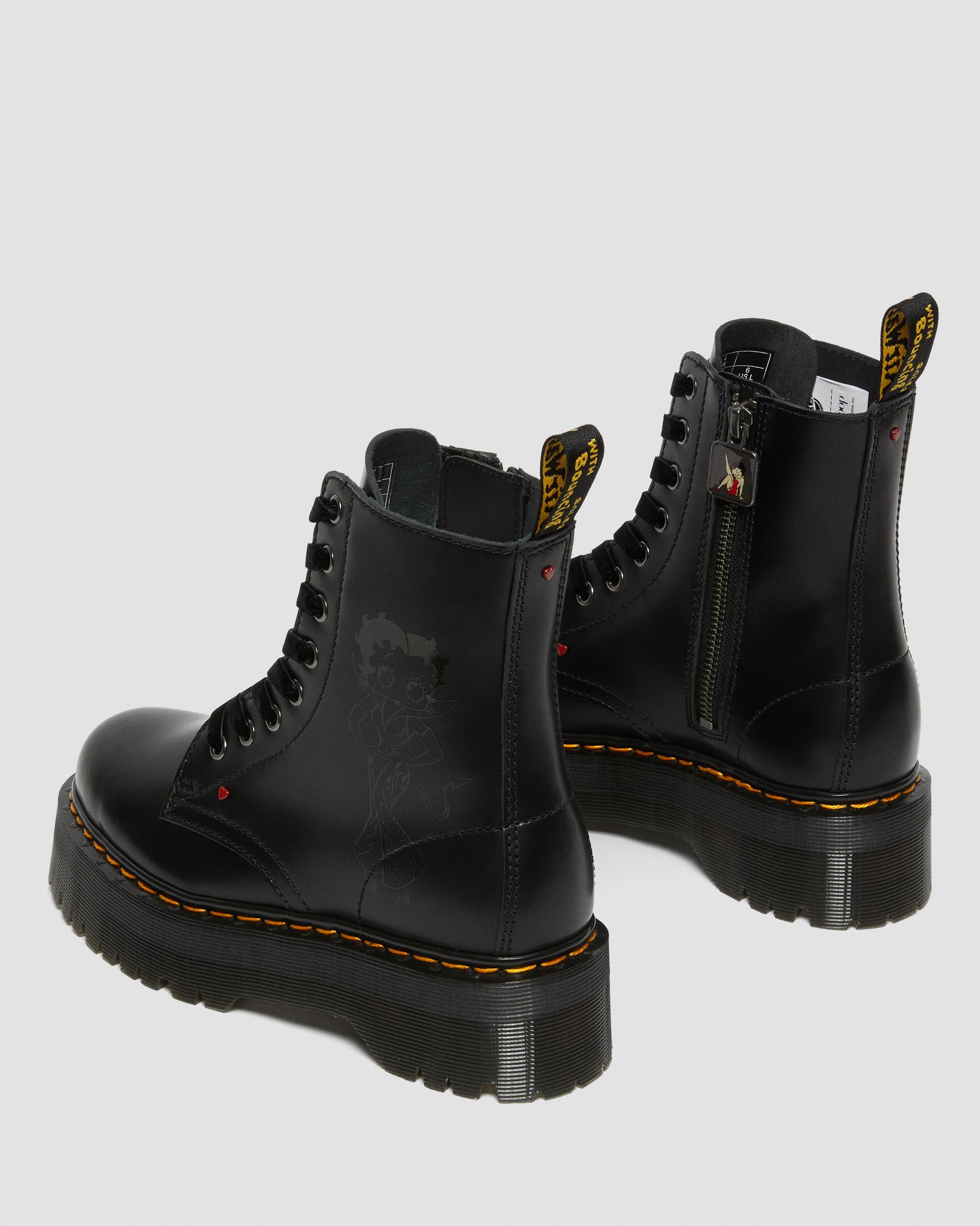 Jadon Boot Betty Boop Leather Platforms in {{color}} | Dr. Martens™