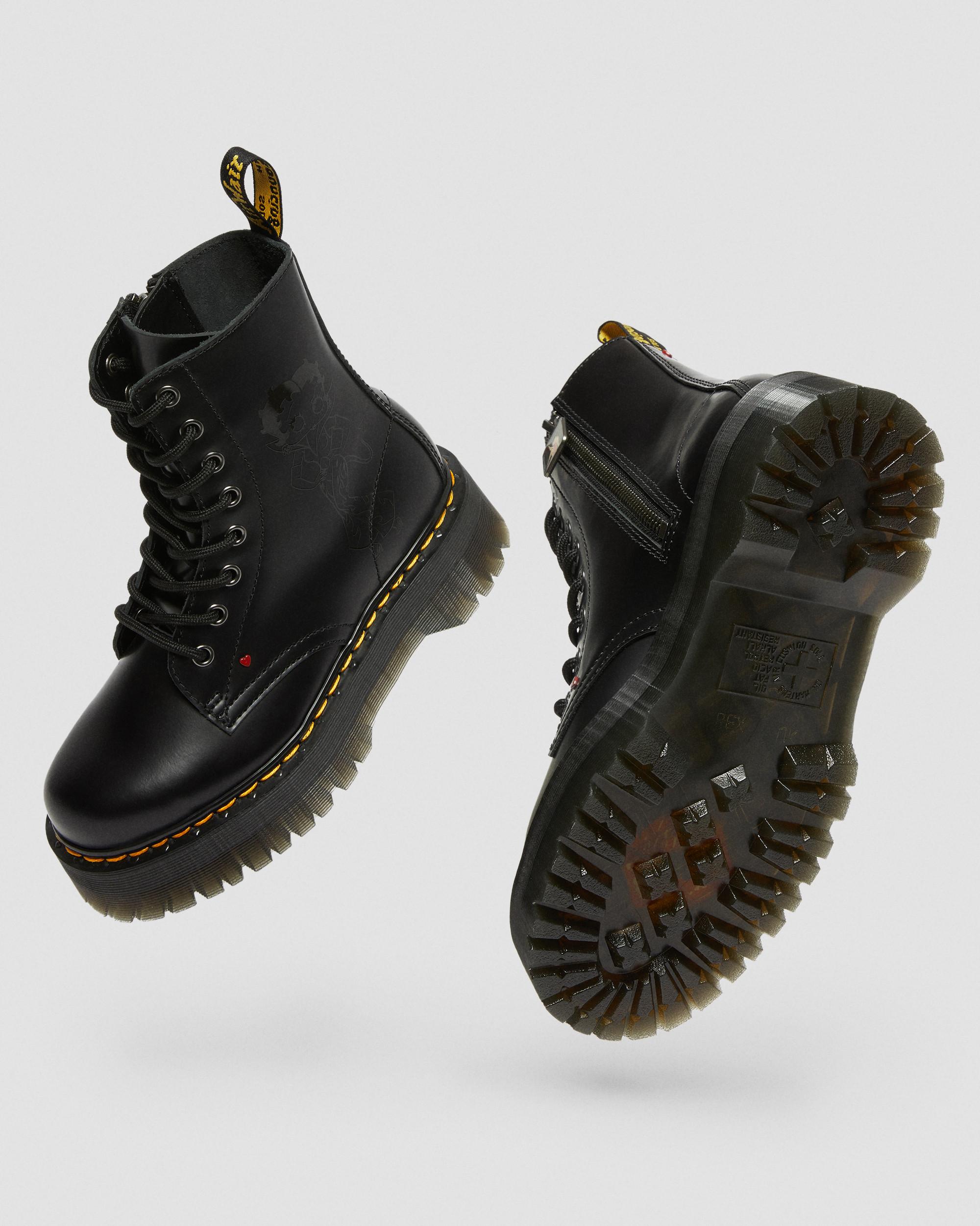 Jadon Boot Betty Boop Leather Platforms in {{color}} | Dr. Martens™