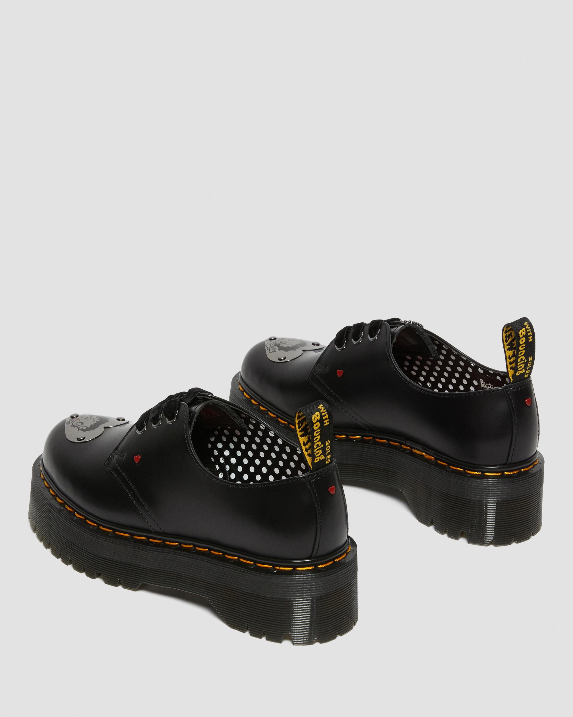 ドクターマーチン 1461 Quad BB ブラック ベティ・ブープ 1461 QUAD BETTY BOOP PLATFORM SHOES in {{color}} | Dr. Martens™