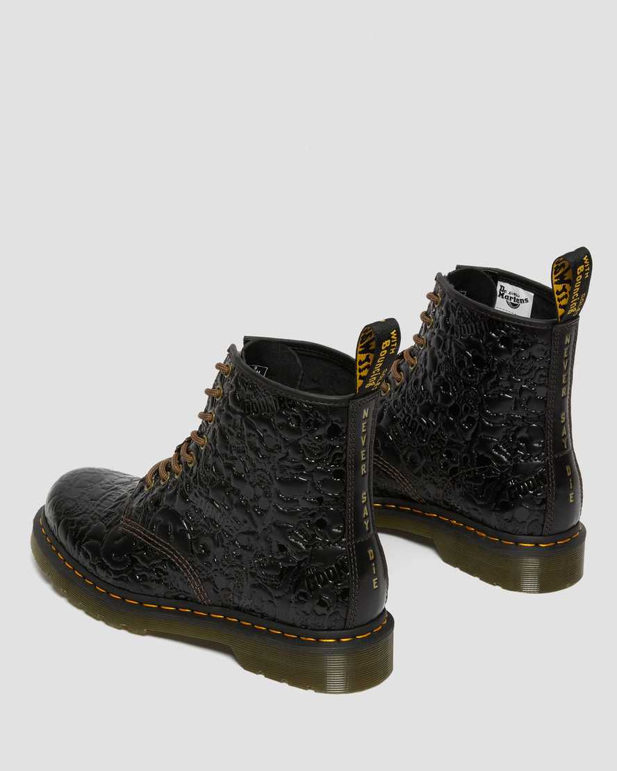 1460 WB Goonies Emboss Leather Lace Up Boots  1460 WB Goonies Emboss Leather Lace Up Boots   Dr. Martens