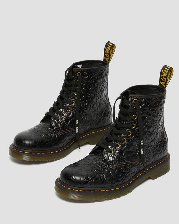 1460 WB Goonies Emboss Leather Lace Up Boots  1460 WB Goonies Emboss Leather Lace Up Boots   Dr. Martens